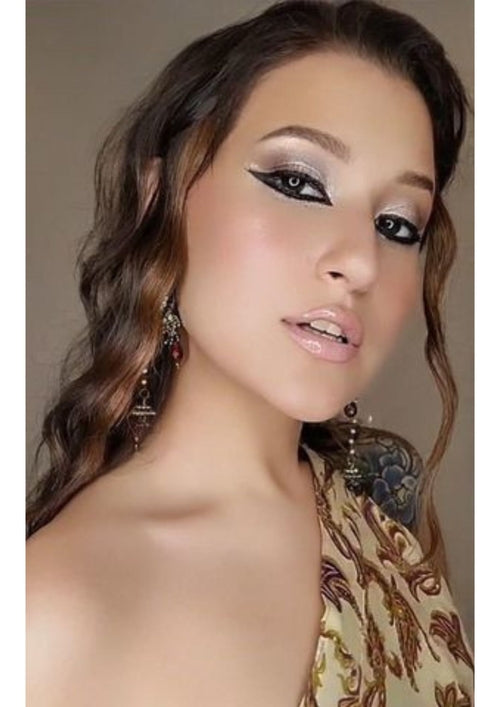 Warm Brown Clip-In Hair Extensions _ Balayage Colour Melt Highlights