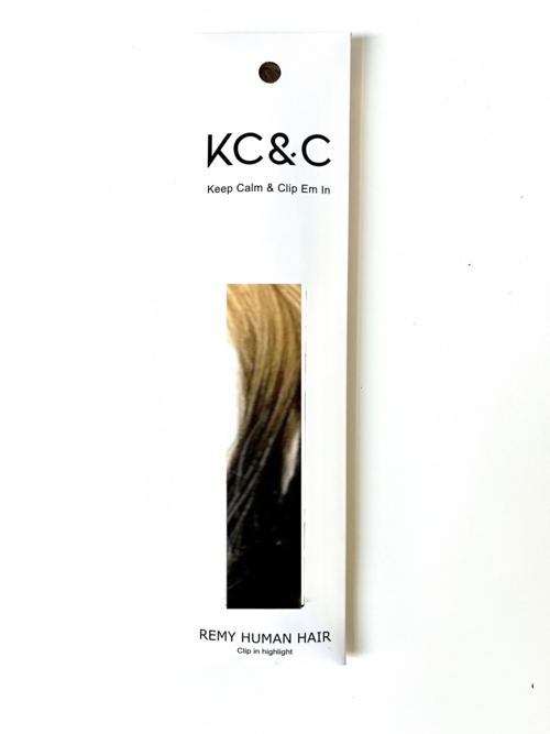 BLACK TO BLONDE OMBRE CLIP-IN HIGHLIGHTS 4 PCS